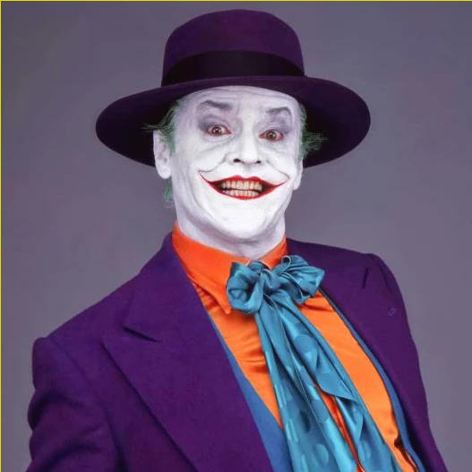 The Joker, played by Jack Nicholson