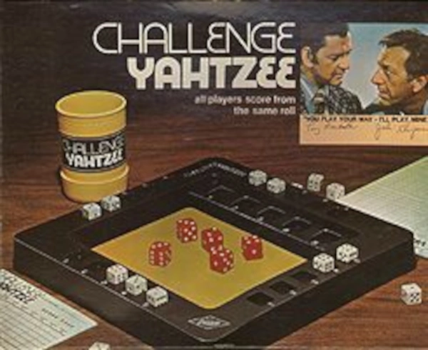 1974 Challenge Yahtzee box