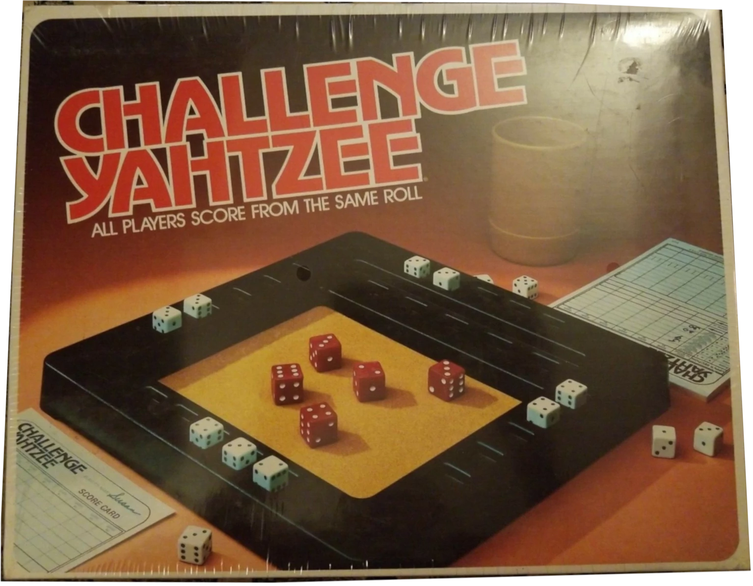 1980 Challenge Yahtzee Box