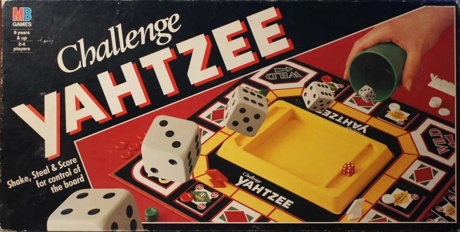 1992 Challenge Yahtzee Box - UK