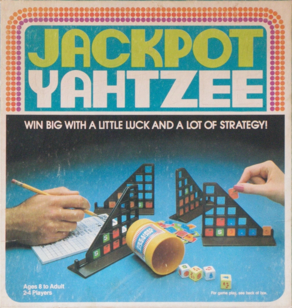 1980 Jackpot Yahtzee Box