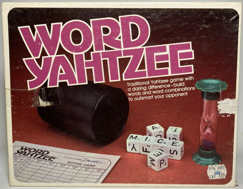 1980 Word Yahtzee Box