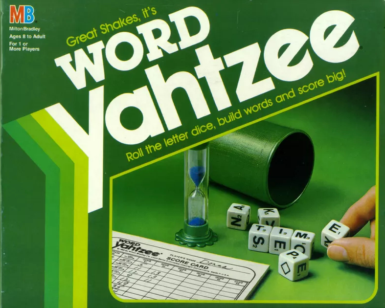 1982 Word Yahtzee Box