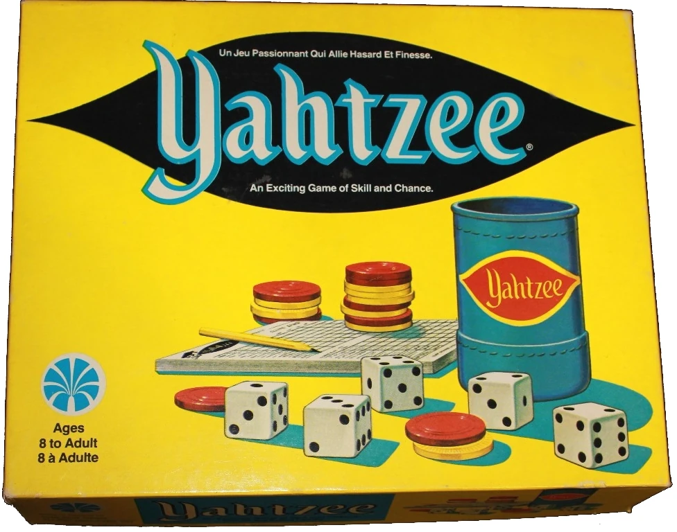 Yahtzee box 1973