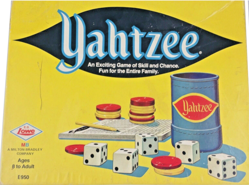 1973 Yahtzee Box