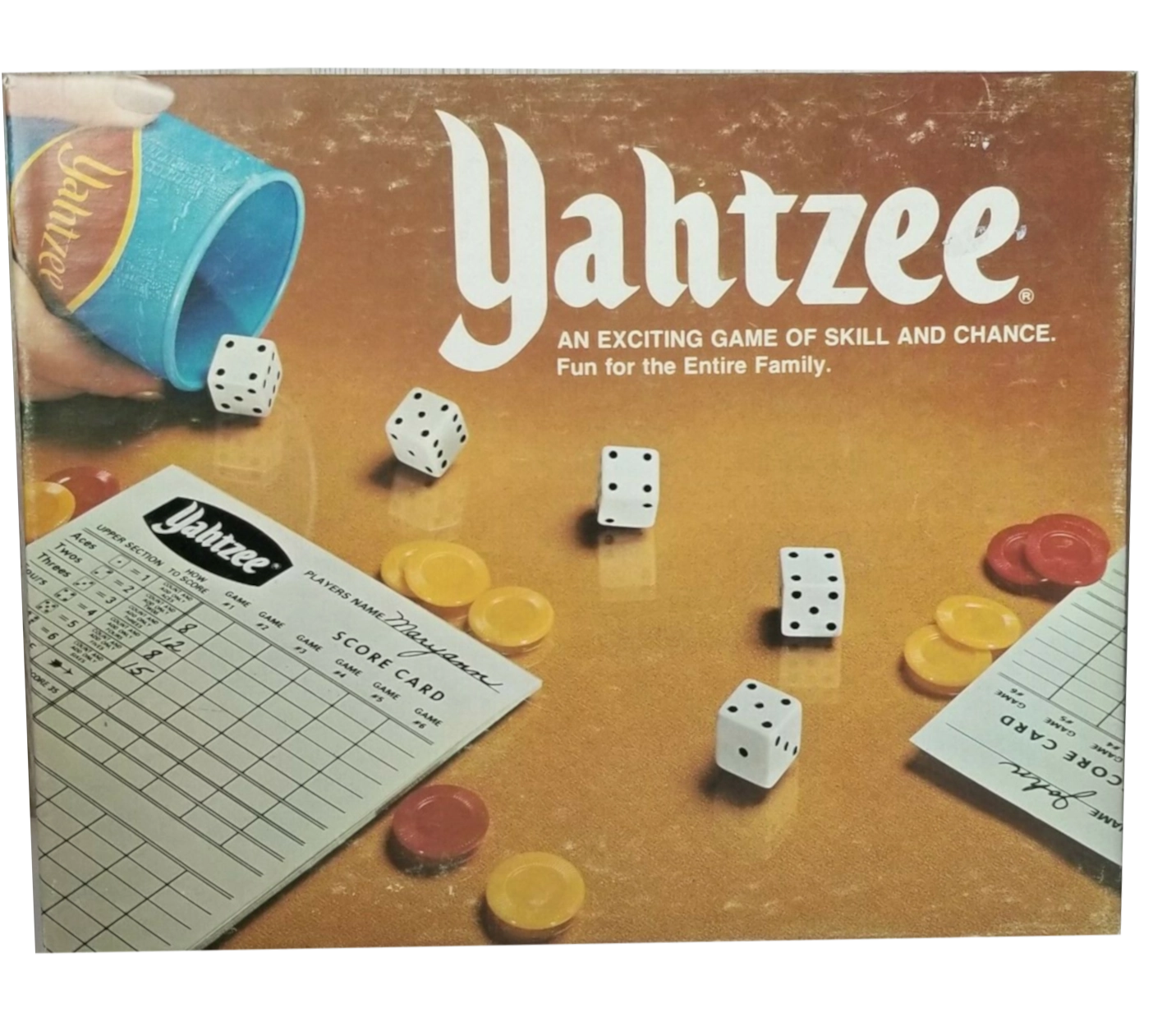 1975 Yahtzee Box