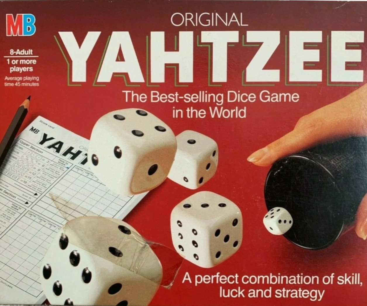 1982 Yahtzee Box - UK