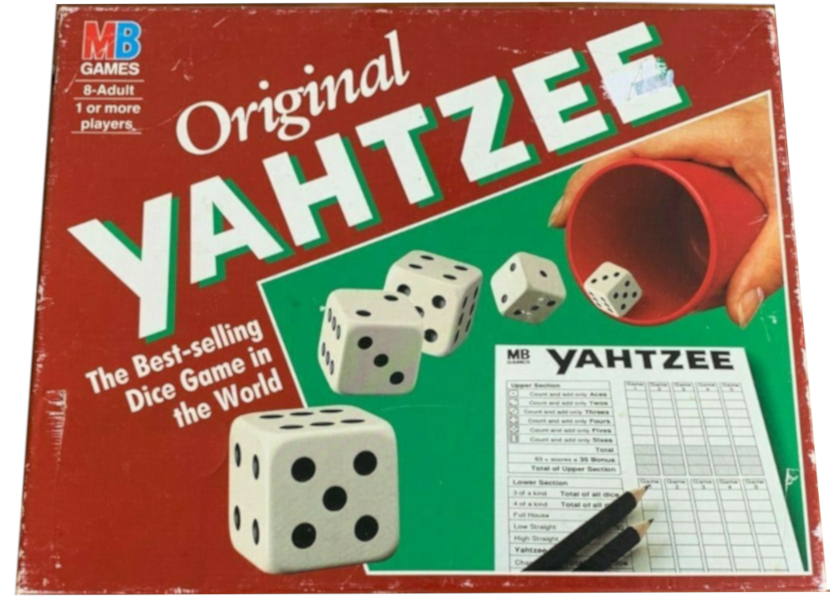 1992 Yahtzee Box