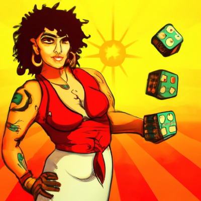 A bright and healthy Yahtzee player