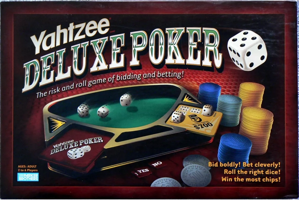2005 Yahtzee Deluxe Poker box