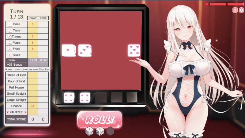 Yahtzee Girl adult video game