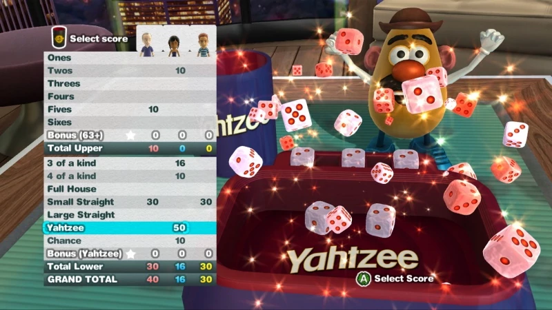 Screenshot from the 2009 Family Game Night video game for Playstation 2.