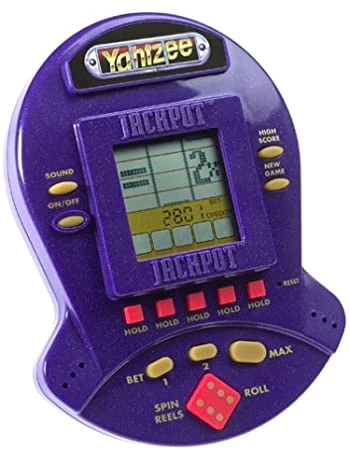 1999 electronic handheld Yahtzee Jackpot game