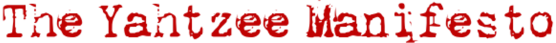 The Yahtzee Manifesto logo