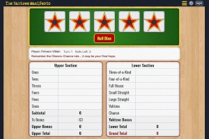 Play Yahtzee
