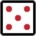 Play Yahtzee icon - a single gaming die showing a five