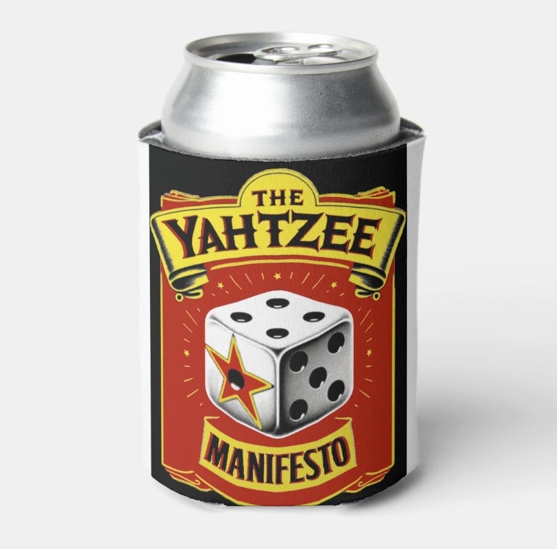 The Yahtzee Manifesto Can Cooler