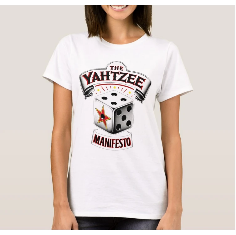 The Yahtzee Manifesto women's T-shirt