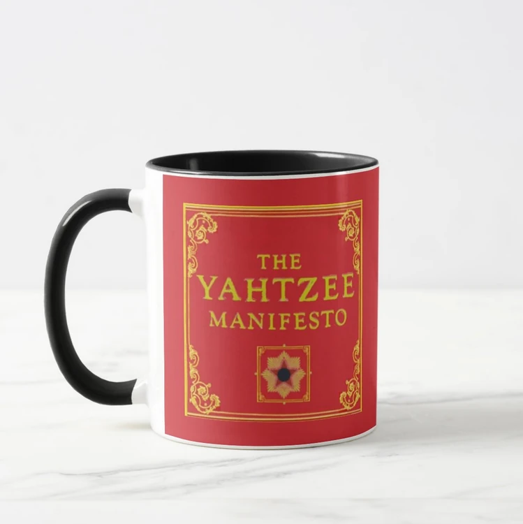 The Yahtzee Manifesto Mug