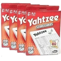 Yahtzee Score Cards