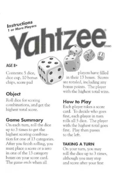 Yahtzee