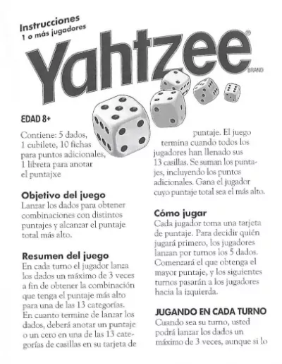 Yahtzee