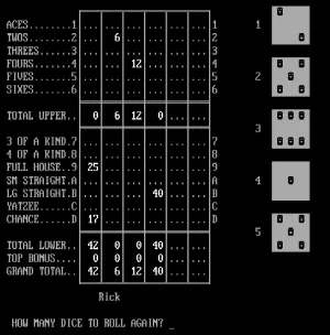 Yahtzee