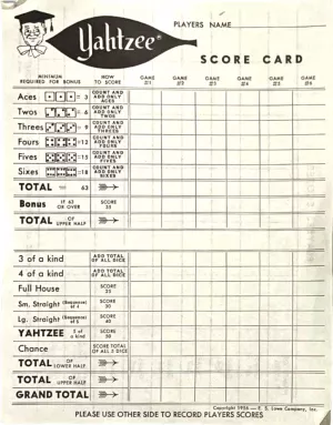 Yahtzee