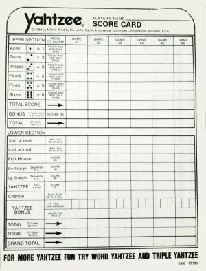 Yahtzee