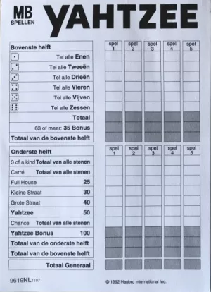 Yahtzee