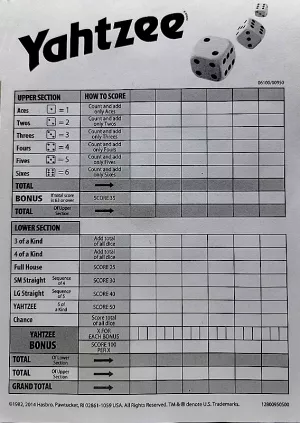 Yahtzee