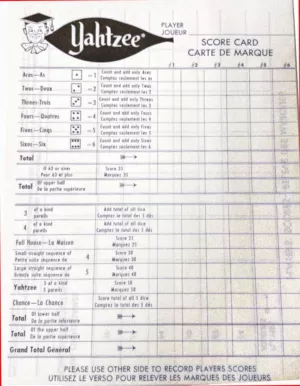 Yahtzee