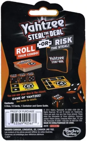Yahtzee Steal the Deal